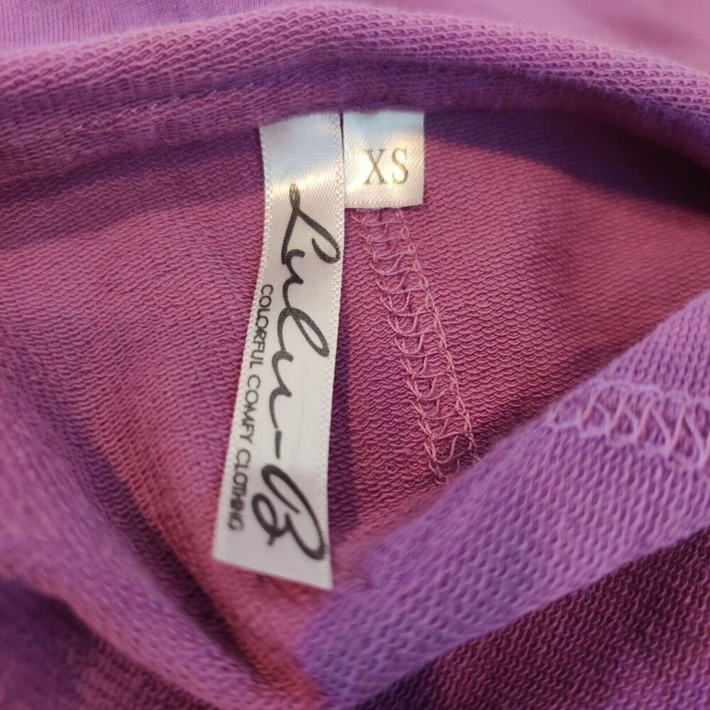 Lulu B Womens Top Size Purple Cotton V-Neck Henley Short‎ Sleeve - Picture 9 of 9